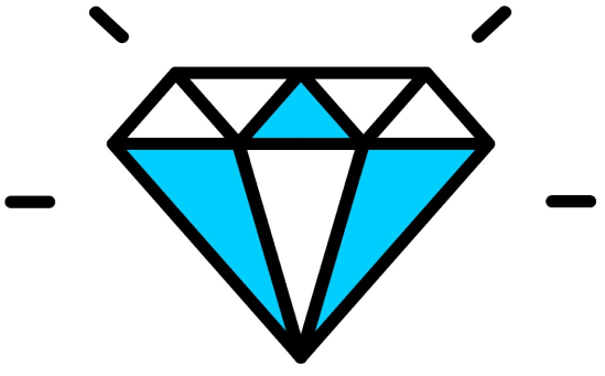 Diamond image is shown as illustration